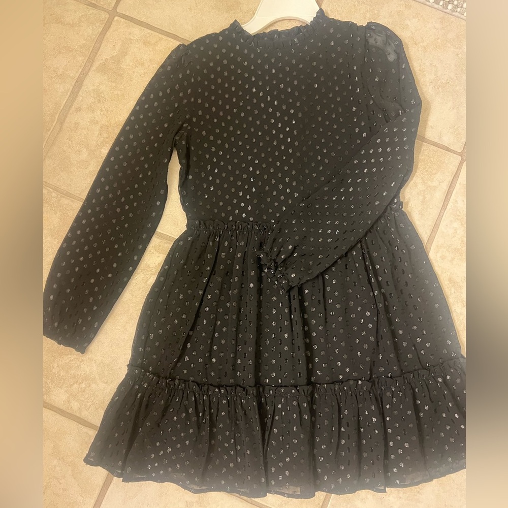 Primark Black and Silver Kids Formal Dress